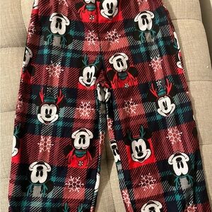 Kids Red and Black Plaid Pajama Pants